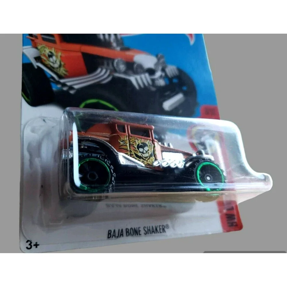 2017 Hot Wheels BAJA BONE SHAKER HW Daredevils #91/3 Satin Orange Off Road 6-SP